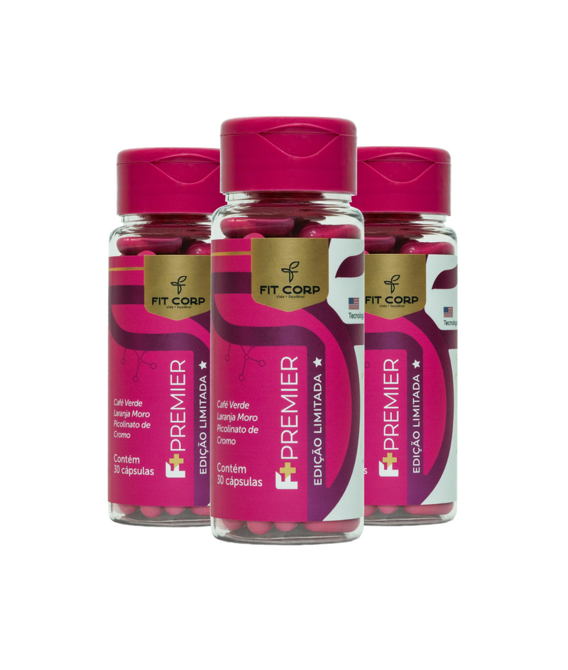 Kit 3 Premier Fit Corp - Tratamento 90 dias